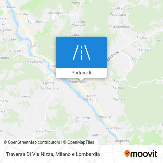 Mappa Traversa Di Via Nizza