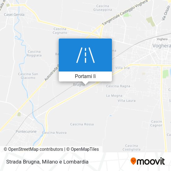 Mappa Strada Brugna