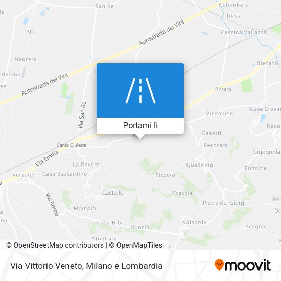 Mappa Via Vittorio Veneto