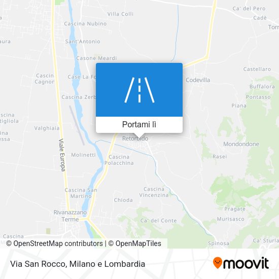 Mappa Via San Rocco