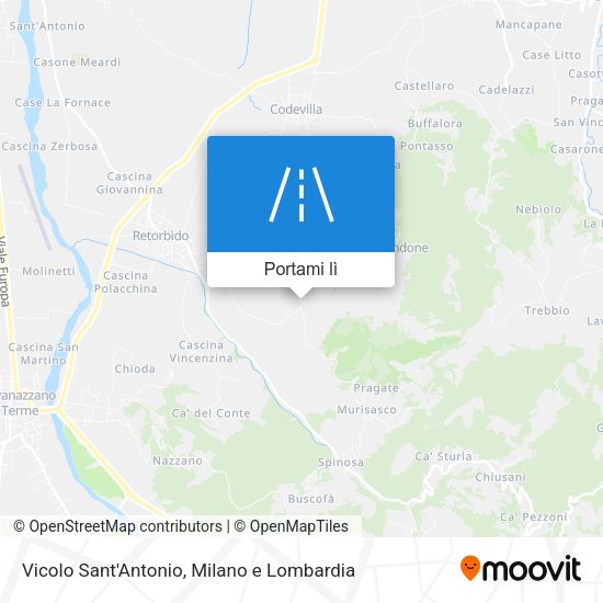 Mappa Vicolo Sant'Antonio