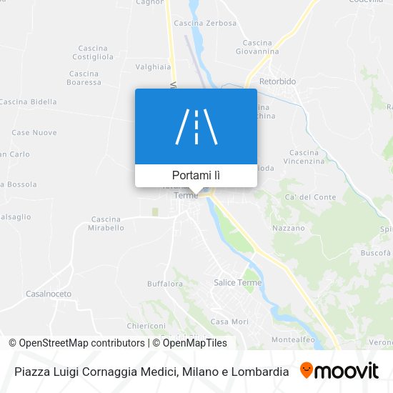 Mappa Piazza Luigi Cornaggia Medici