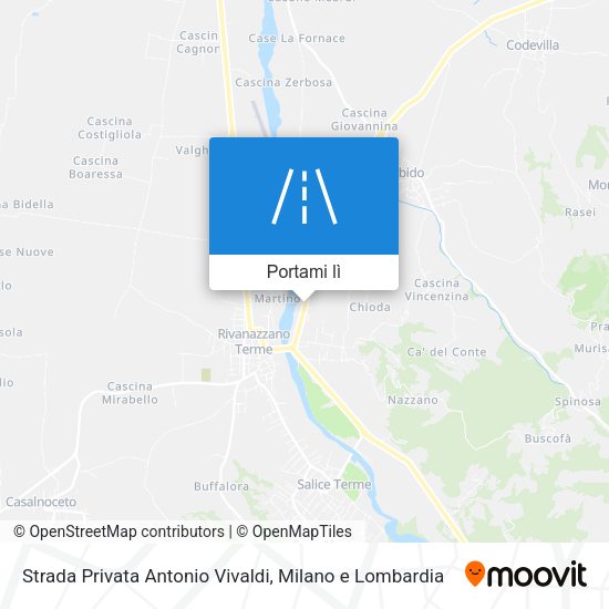Mappa Strada Privata Antonio Vivaldi