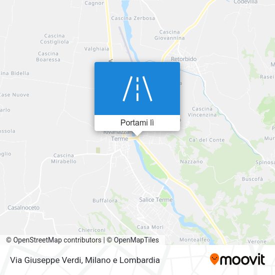 Mappa Via Giuseppe Verdi