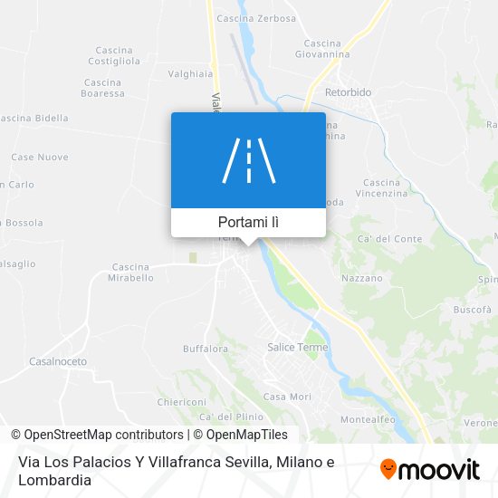 Mappa Via Los Palacios Y Villafranca Sevilla