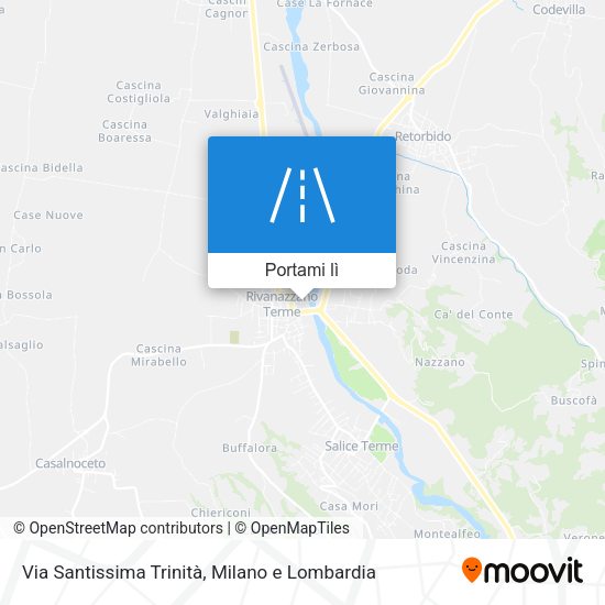 Mappa Via Santissima Trinità