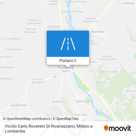 Mappa Vicolo Carlo Rovereto Di Rivanazzano