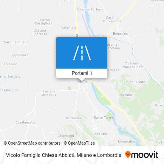 Mappa Vicolo Famiglia Chiesa Abbiati