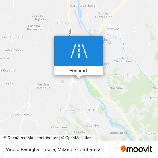 Mappa Vicolo Famiglia Coscia