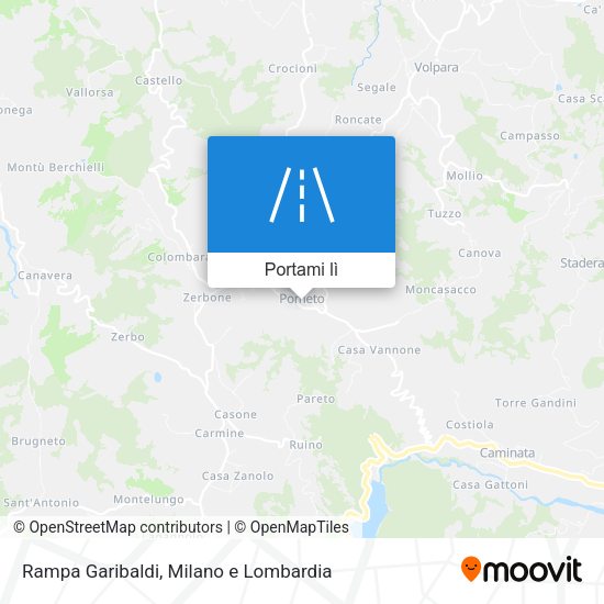 Mappa Rampa Garibaldi