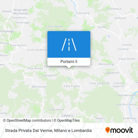 Mappa Strada Privata Dal Verme