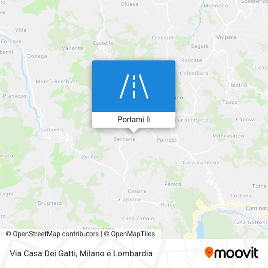 Mappa Via Casa Dei Gatti