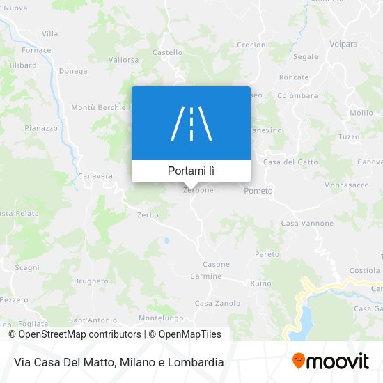 Mappa Via Casa Del Matto