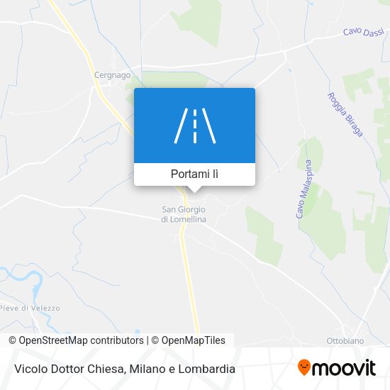 Mappa Vicolo Dottor Chiesa