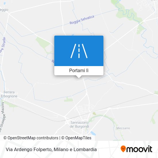 Mappa Via Ardengo Folperto