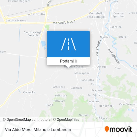 Mappa Via Aldo Moro
