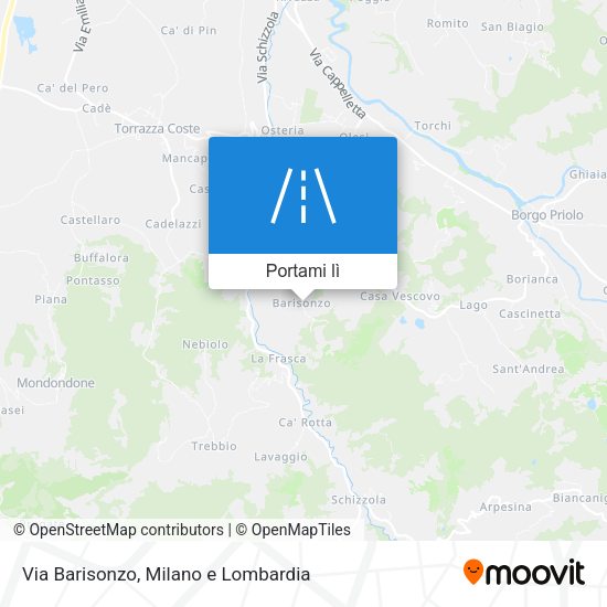 Mappa Via Barisonzo