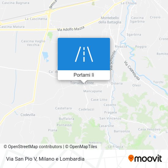 Mappa Via San Pio V