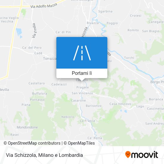 Mappa Via Schizzola