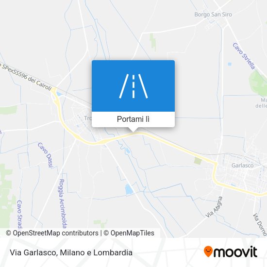 Mappa Via Garlasco