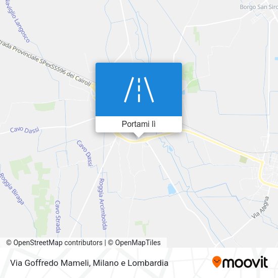 Mappa Via Goffredo Mameli