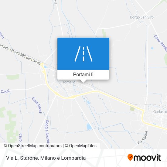 Mappa Via L. Starone
