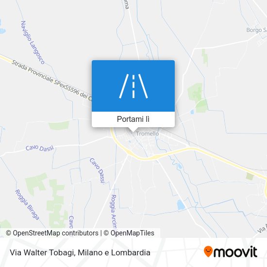 Mappa Via Walter Tobagi