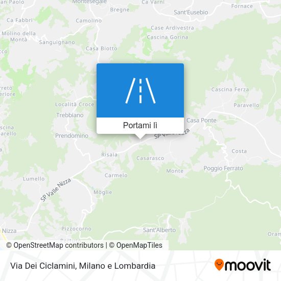 Mappa Via Dei Ciclamini