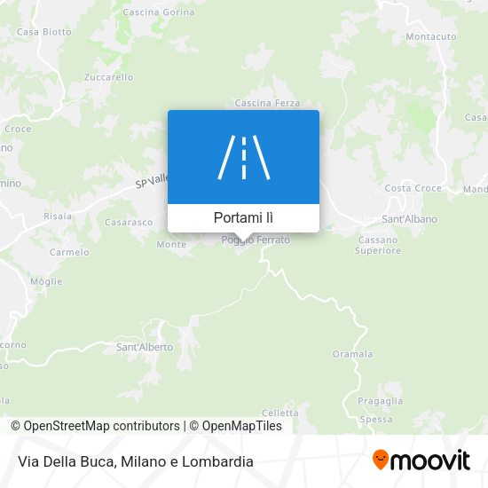 Mappa Via Della Buca
