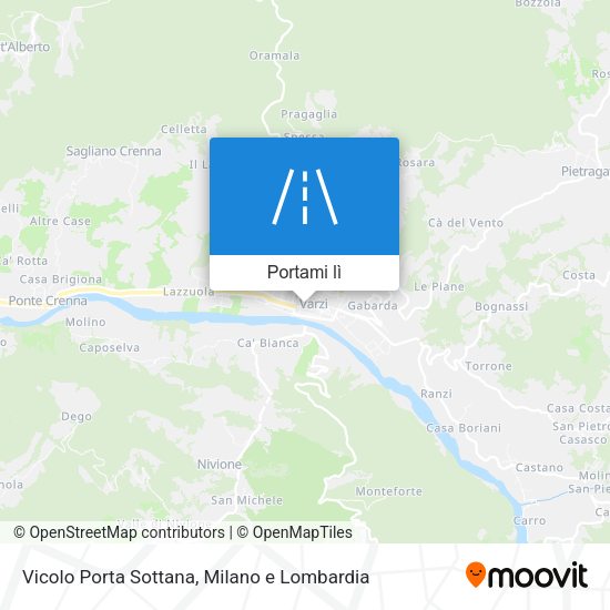 Mappa Vicolo Porta Sottana