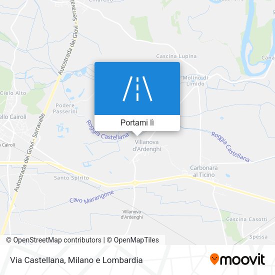 Mappa Via Castellana