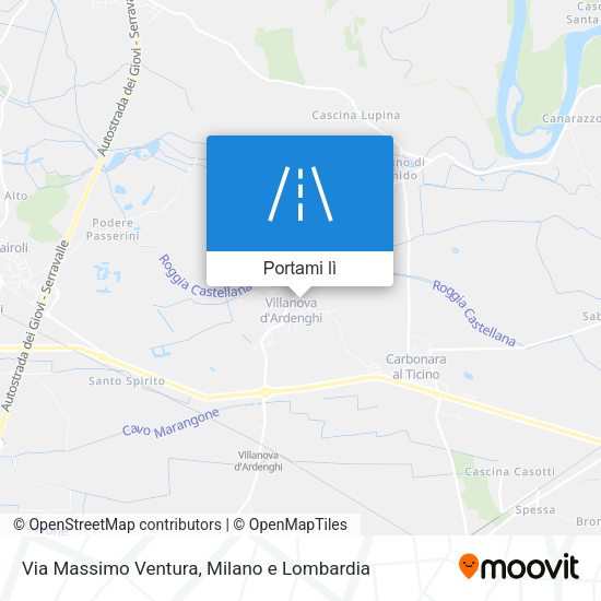 Mappa Via Massimo Ventura