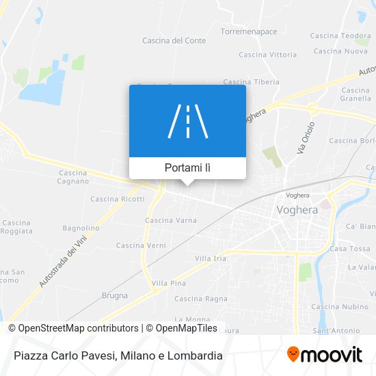Mappa Piazza Carlo Pavesi