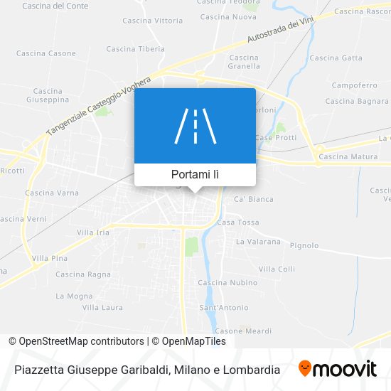 Mappa Piazzetta Giuseppe Garibaldi