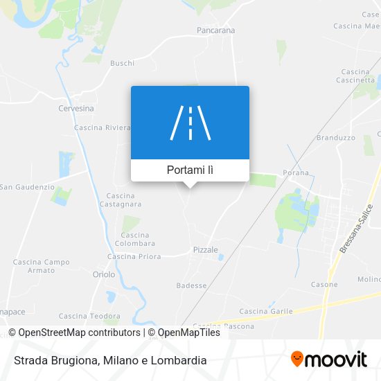 Mappa Strada Brugiona