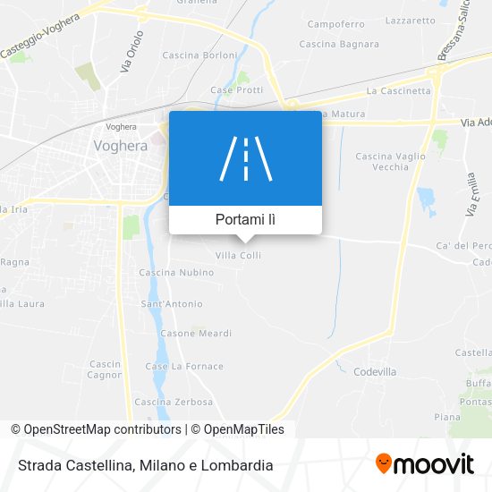 Mappa Strada Castellina
