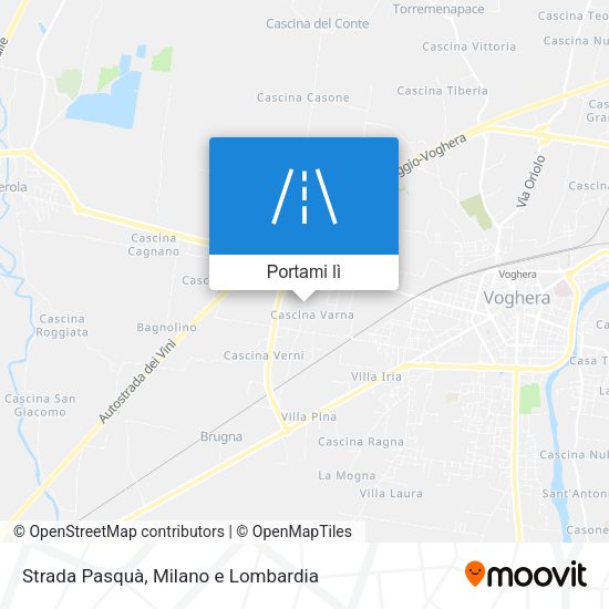 Mappa Strada Pasquà