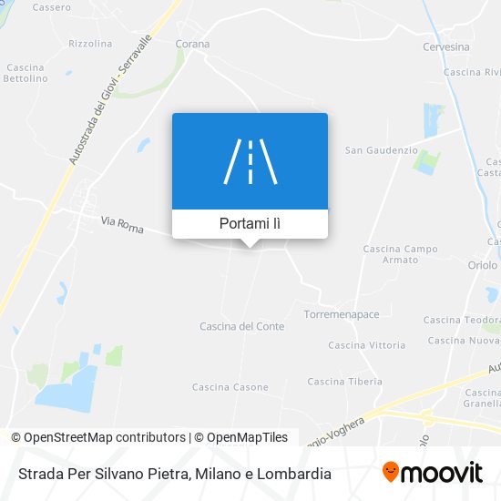 Mappa Strada Per Silvano Pietra