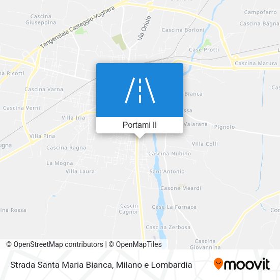 Mappa Strada Santa Maria Bianca
