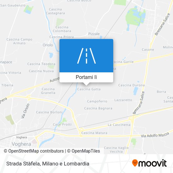 Mappa Strada Stàfela