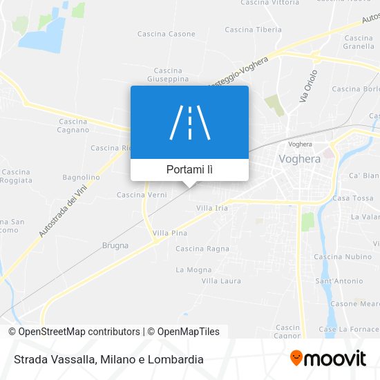 Mappa Strada Vassalla