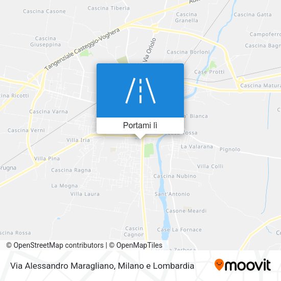 Mappa Via Alessandro Maragliano