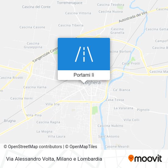 Mappa Via Alessandro Volta