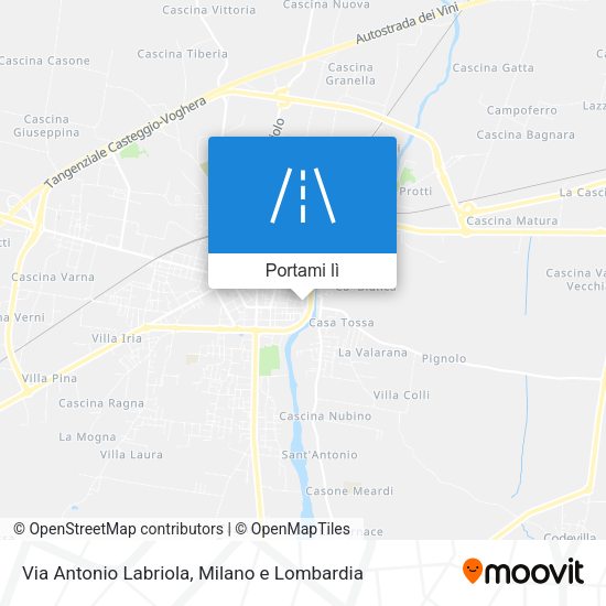 Mappa Via Antonio Labriola