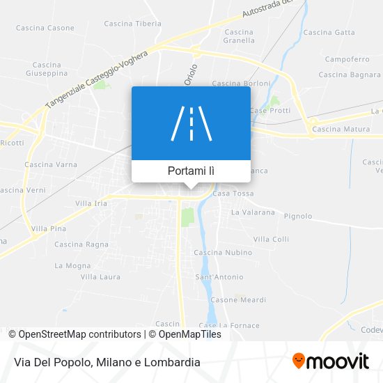 Mappa Via Del Popolo