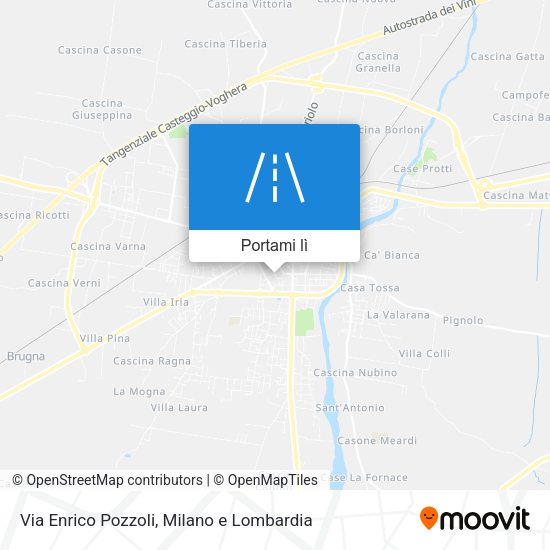 Mappa Via Enrico Pozzoli