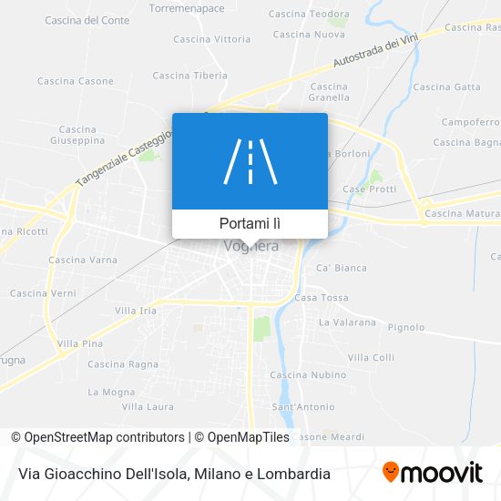 Mappa Via Gioacchino Dell'Isola