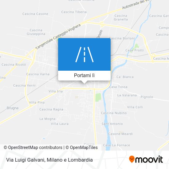 Mappa Via Luigi Galvani
