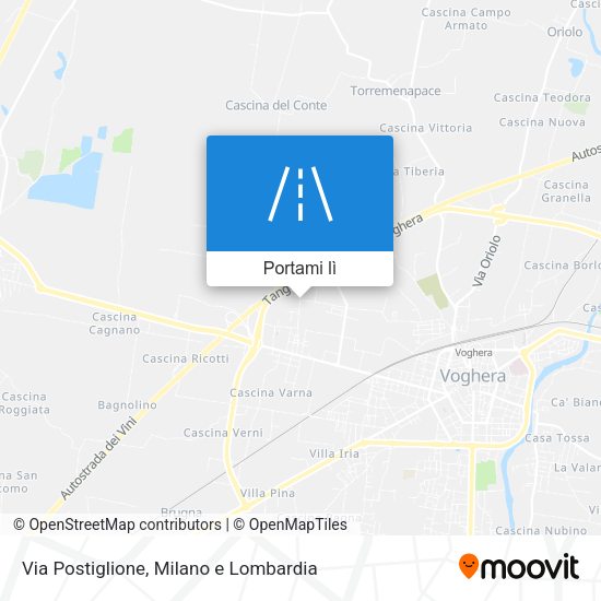 Mappa Via Postiglione