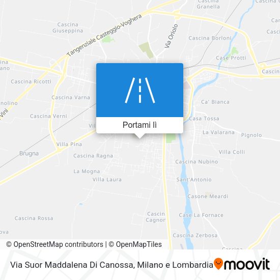 Mappa Via Suor Maddalena Di Canossa